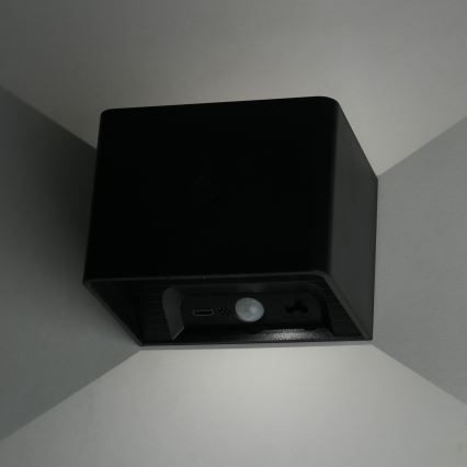 LED Hämardatav puutetundlik seinavalgusti anduriga MIRI LED/2,5W/3,7V 3000/4000/6400K 4000 mAh must