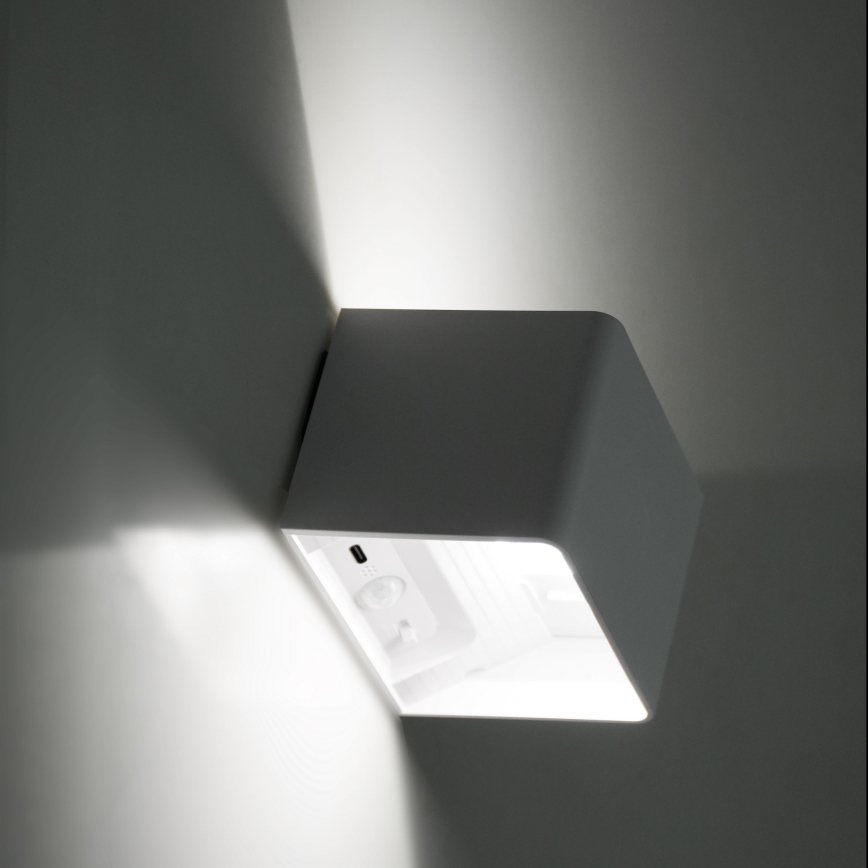 LED Hämardatav sein puutetundlik valgusti anduriga MIRI LED/2,5W/3,7V 3000/4000/6400K 4000 mAh valge