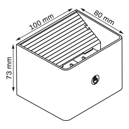 LED Hämardatav sein puutetundlik valgusti anduriga MIRI LED/2,5W/3,7V 3000/4000/6400K 4000 mAh valge