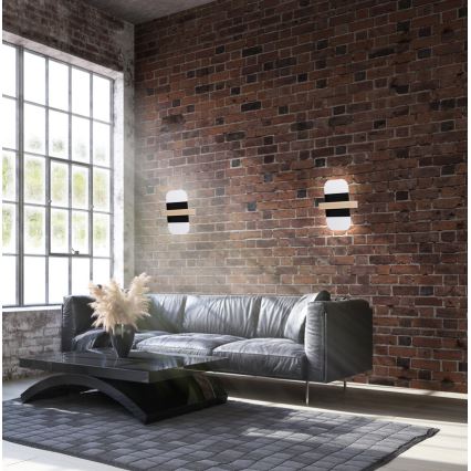LED Seinavalgusti APRIL LED/6W/230V valge/must