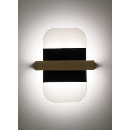 LED Seinavalgusti APRIL LED/6W/230V valge/must