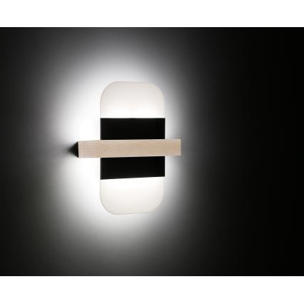 LED Seinavalgusti APRIL LED/6W/230V valge/must