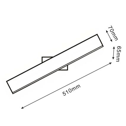 LED-seinavalgusti BERNADETTA LED/10W/230V 4000K valge