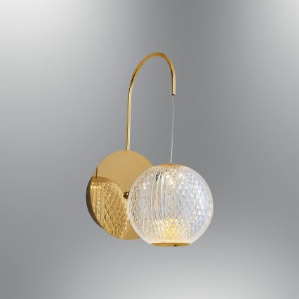 LED seinavalgusti CREMONA LED/5W/230V 3000K kuldne