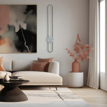 LED seinavalgusti FLORENTYNA LED/24W/230V 4000K must/valge