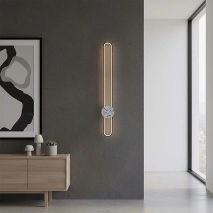 LED seinavalgusti FLORENTYNA LED/24W/230V 4000K must/valge