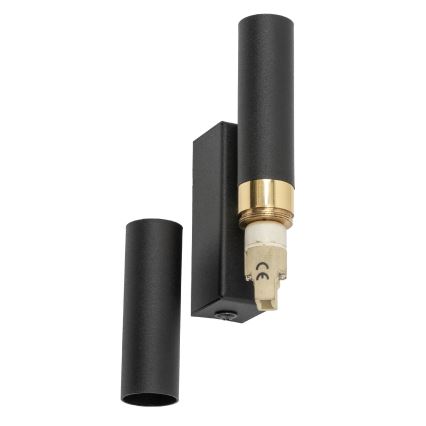 LED Seinavalgusti LAGOS 2xG9/3W/230V 4000K must/kuldne