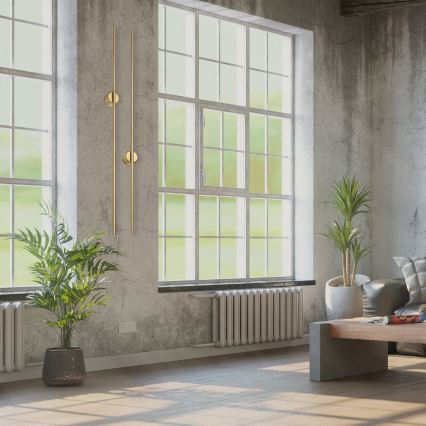 LED seinavalgusti LANA LED/12W/230V 4000K matt-kuldne