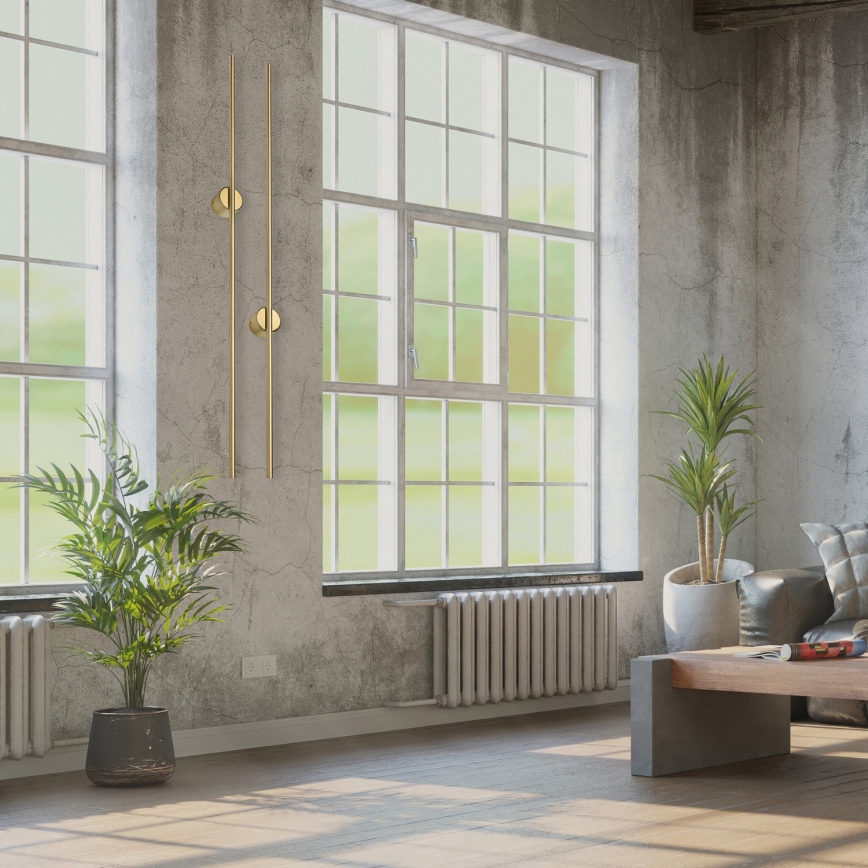 LED seinavalgusti LANA LED/12W/230V 4000K matt-kuldne