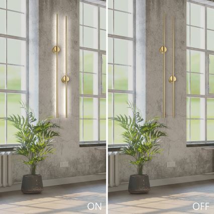 LED seinavalgusti LANA LED/12W/230V 4000K matt-kuldne