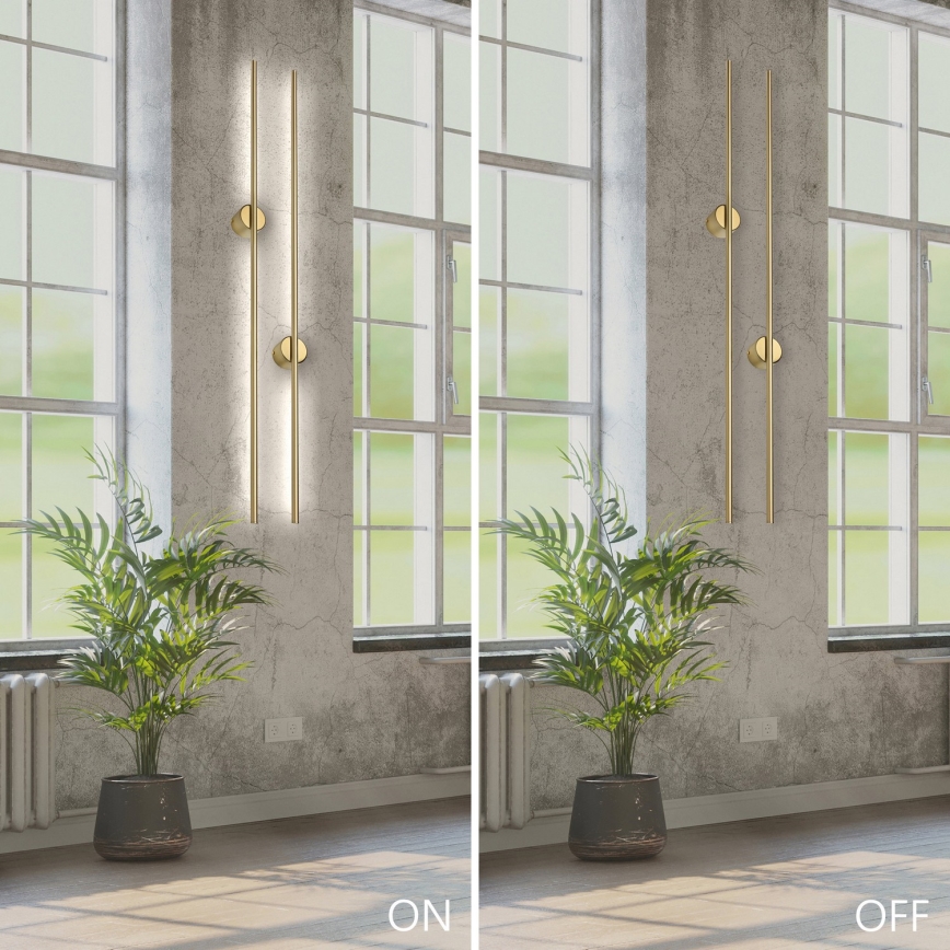 LED seinavalgusti LANA LED/12W/230V 4000K matt-kuldne