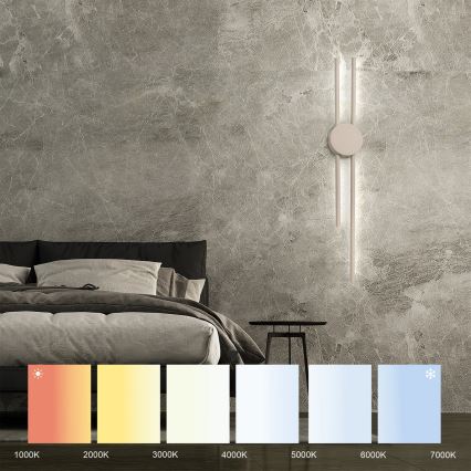 LED seinavalgusti LANA LED/15W/230V 4000K beež