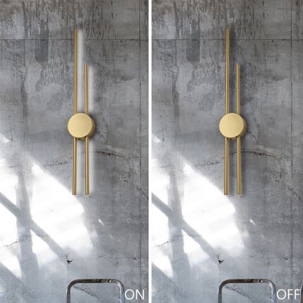 LED-seinavalgusti LANA LED/15W/230V 4000K matt kuldne