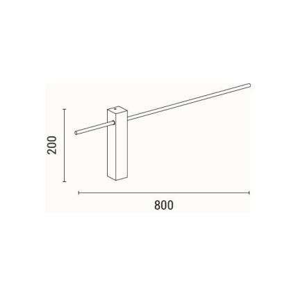 LED Seinavalgusti LED/10W/230V 3000K