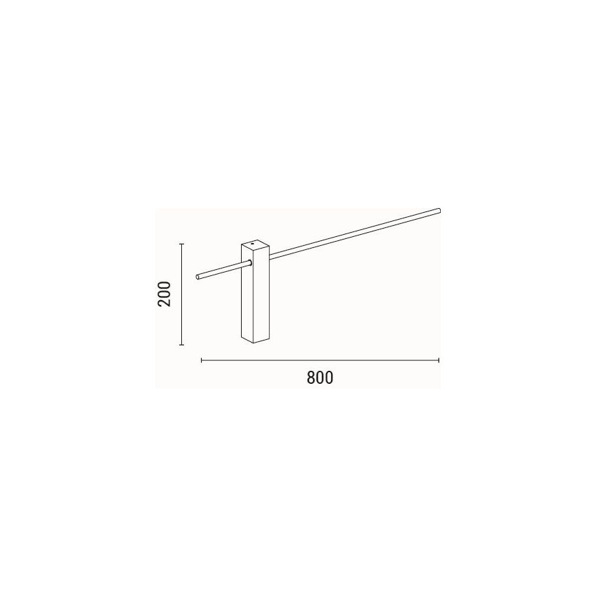 LED Seinavalgusti LED/10W/230V 3000K