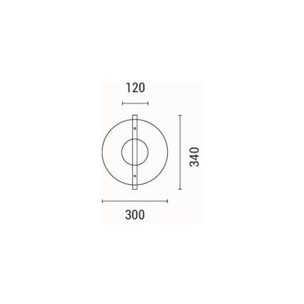 LED Seinavalgusti LED/10W/230V 3000K