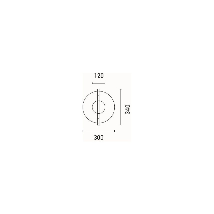 LED Seinavalgusti LED/10W/230V 3000K