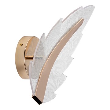 LED Seinavalgusti LED/12W/230V kuldne
