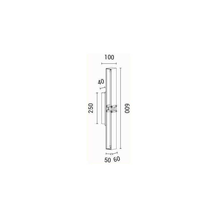 LED Seinavalgusti LED/13W/230V 3000K