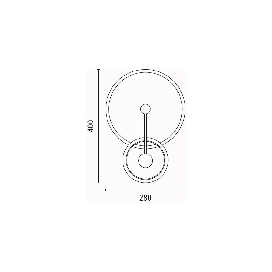 LED Seinavalgusti LED/15W/230V 3000K