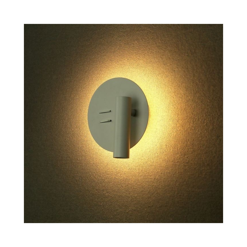 LED Seinavalgusti LED/3W/230V + LED/6W/230V 3000K valge