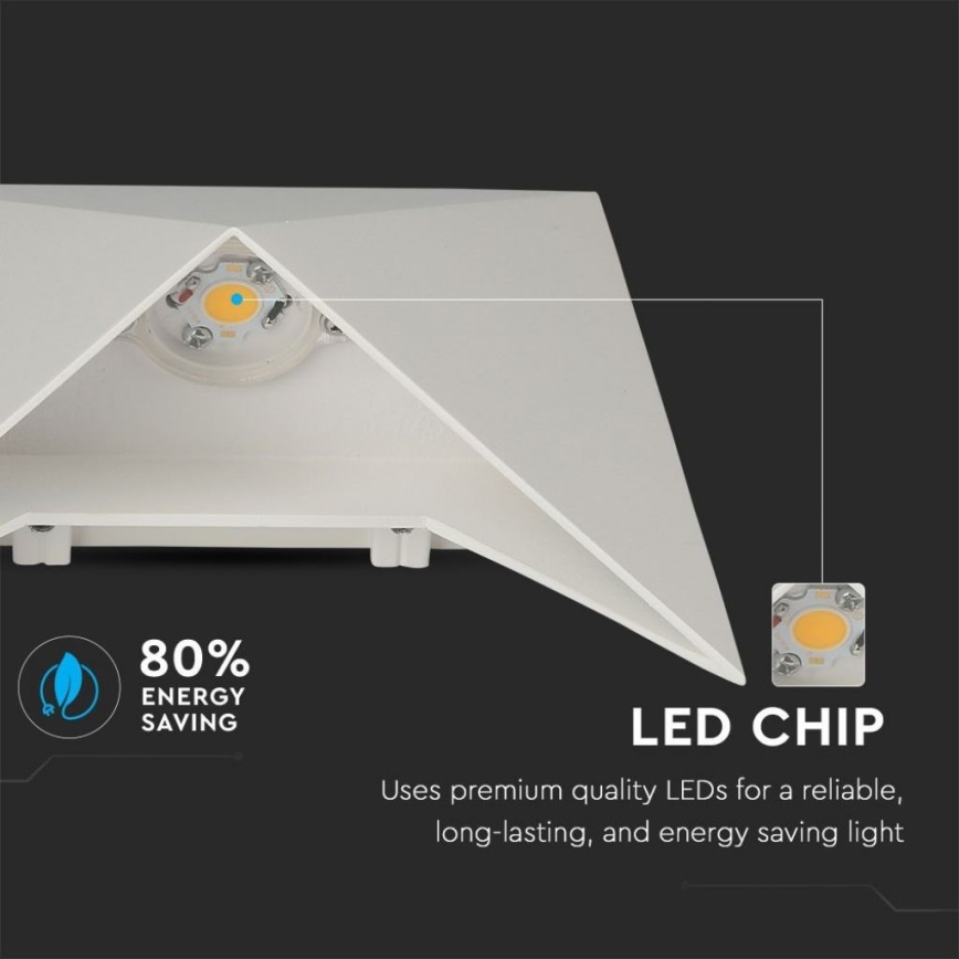 LED seinavalgusti LED/5W/230V 4000K IP65 valge
