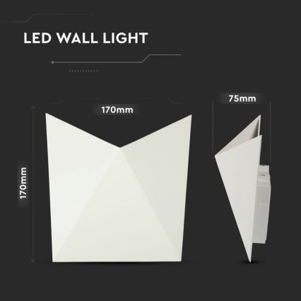LED seinavalgusti LED/5W/230V 4000K IP65 valge