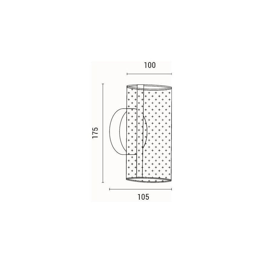 LED Seinavalgusti LED/8W/230V 3000K