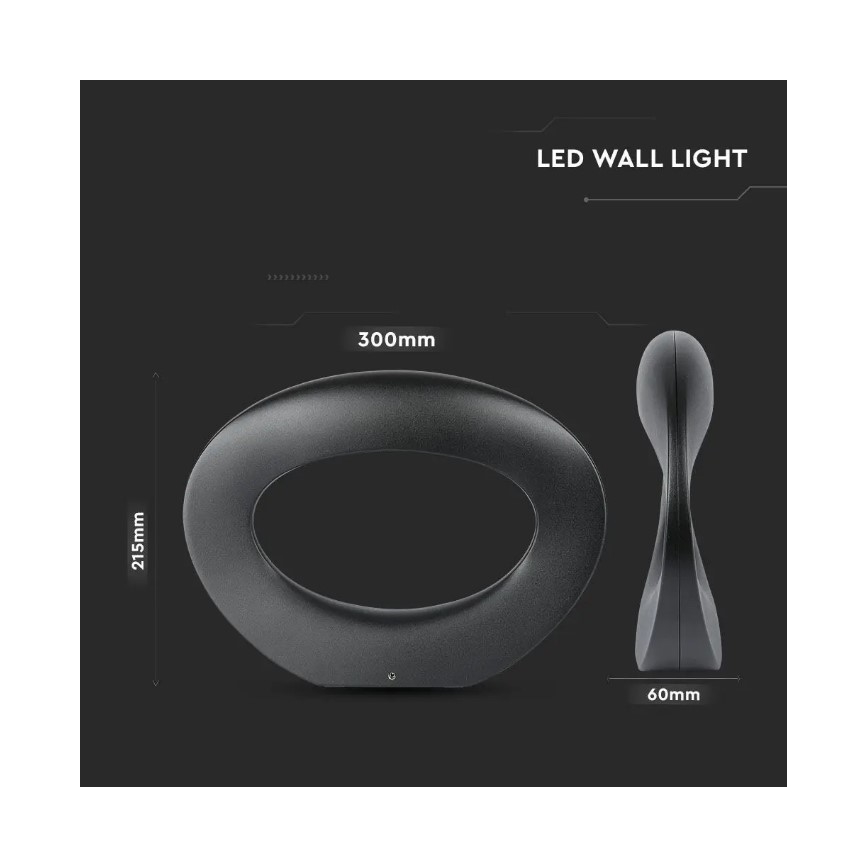 LED Seinavalgusti LED/9W/230V