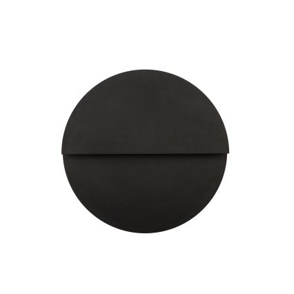 LED Seinavalgusti LUNA LED/7W/230V d. 26 cm must