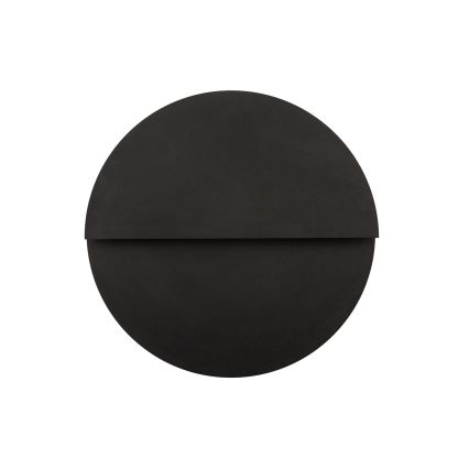 LED Seinavalgusti LUNA LED/7W/230V d. 36 cm must