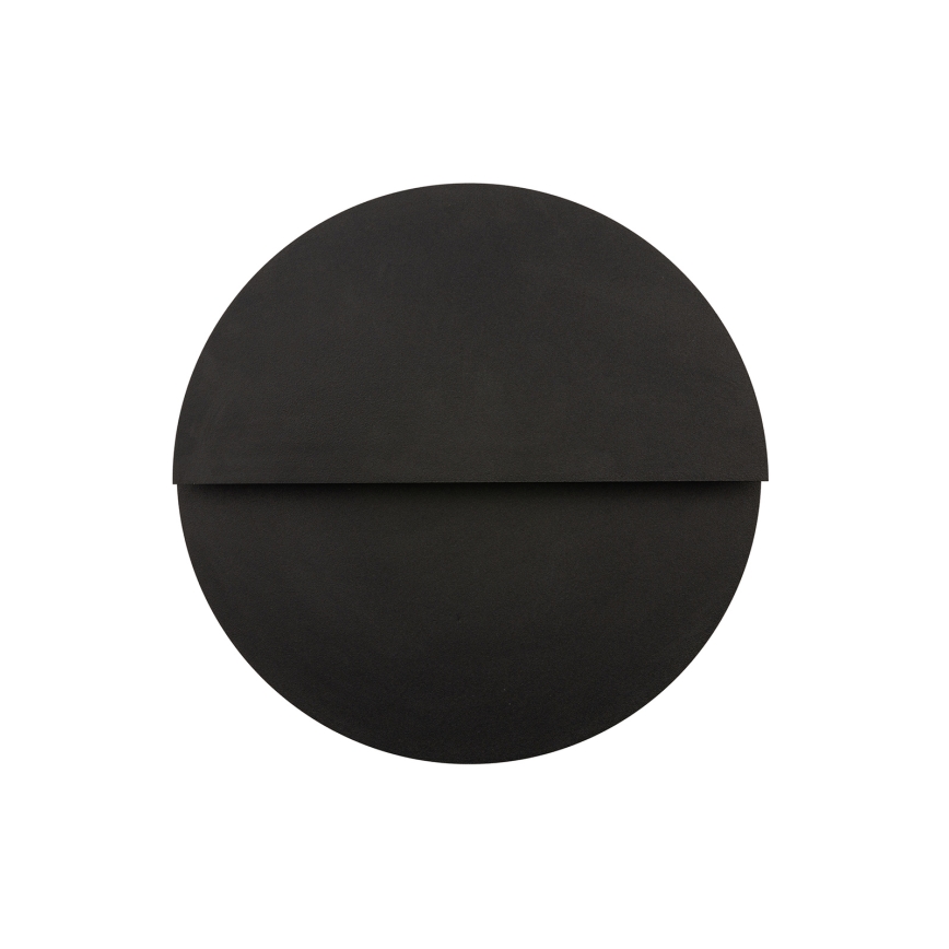 LED Seinavalgusti LUNA LED/7W/230V d. 36 cm must