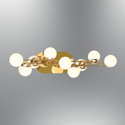 LED seinavalgusti MARS LED/12W/230V 3000K kuldne