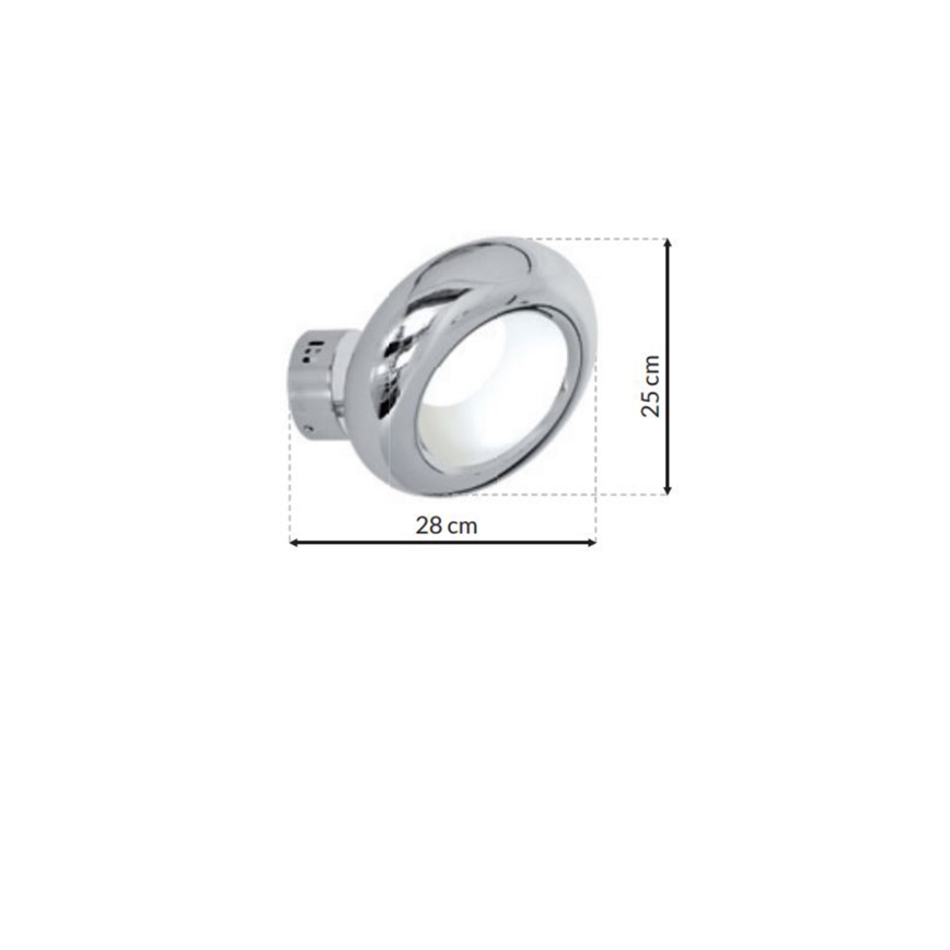 LED-seinavalgusti MERCURIO 1xLED/12W/230V