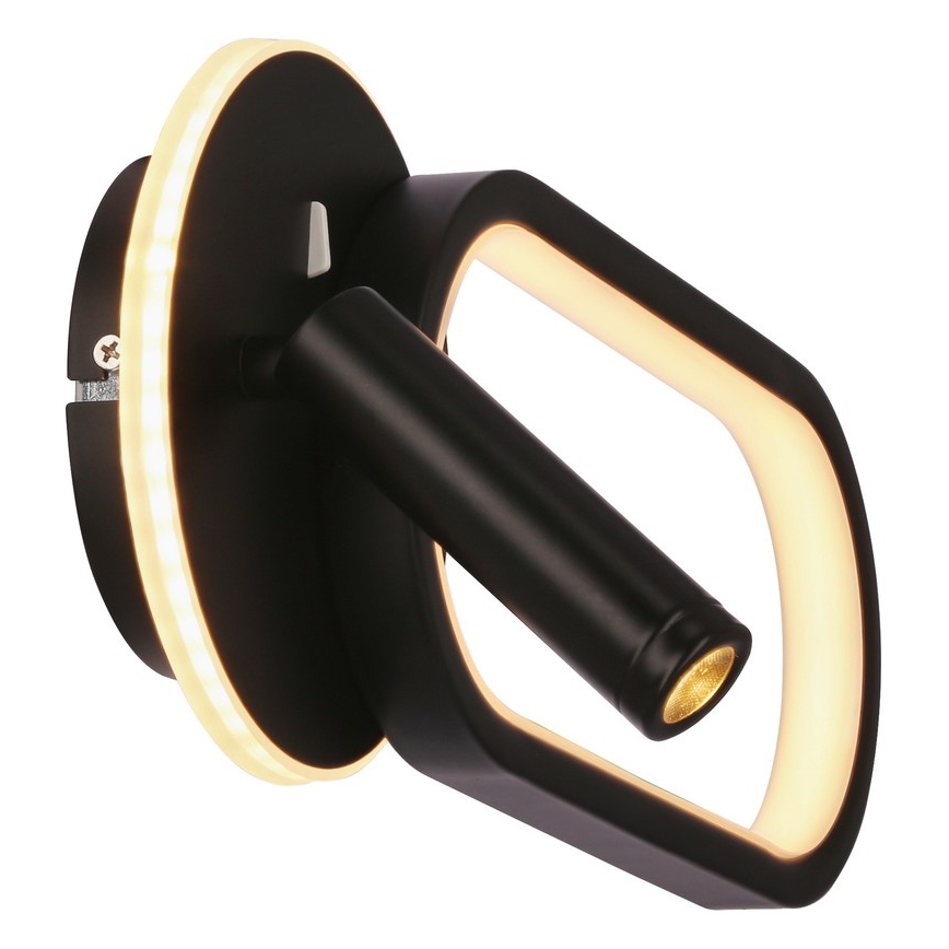 LED Seinavalgusti MONET LED/13W/230V + LED/2W 3000/4000/6000K must