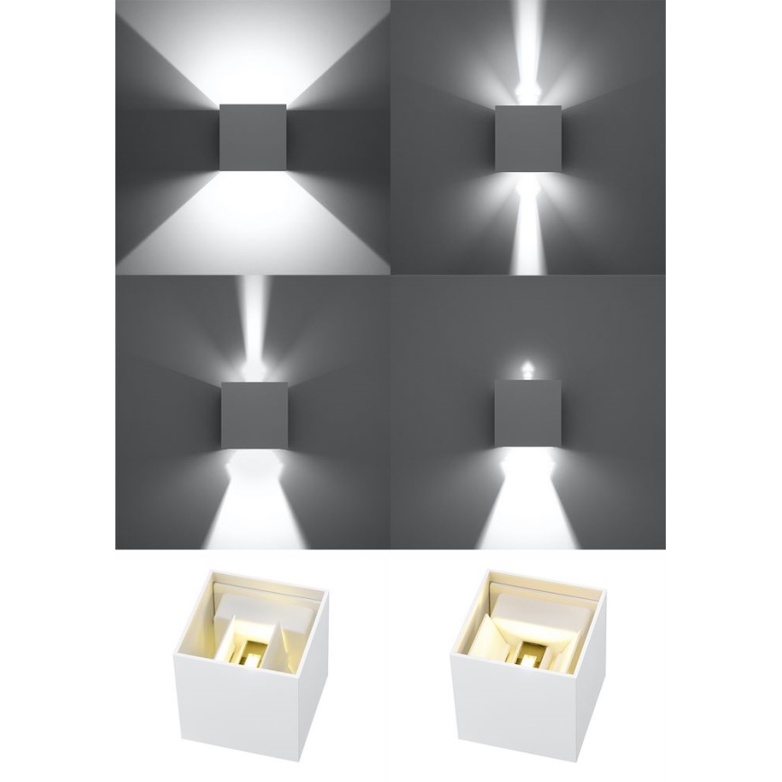 LED Seinavalgusti õue LUCA LED/6W/230V IP54