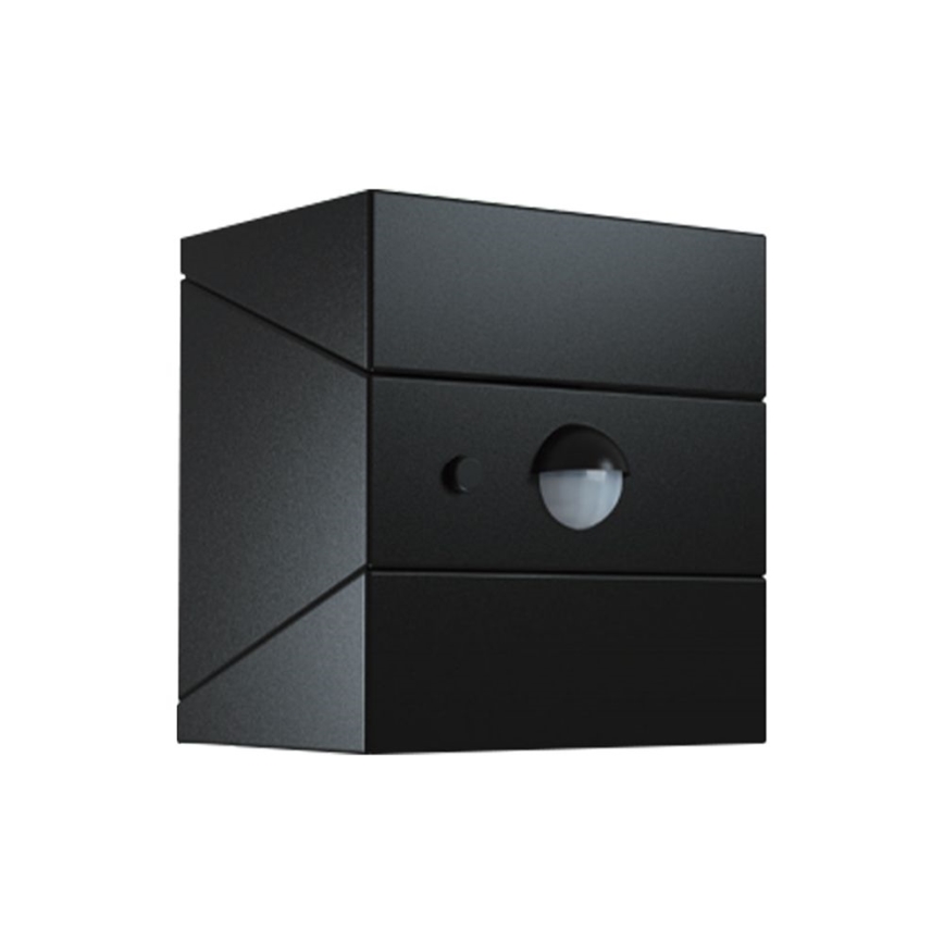 LED-seinavalgusti päikesepaneeliga ja anduriga LED/2,5W/3,7V 3000/4000/6000K IP65 1200 mAh must