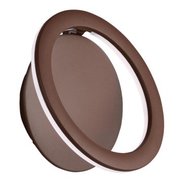 LED-seinavalgusti PALERMO LED/16W/230V pruun