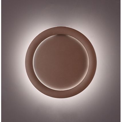 LED-seinavalgusti PALERMO LED/16W/230V pruun