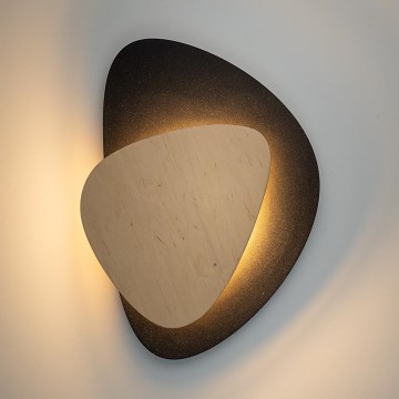 LED Seinavalgusti PEDRA LED/7W/230V must/beež