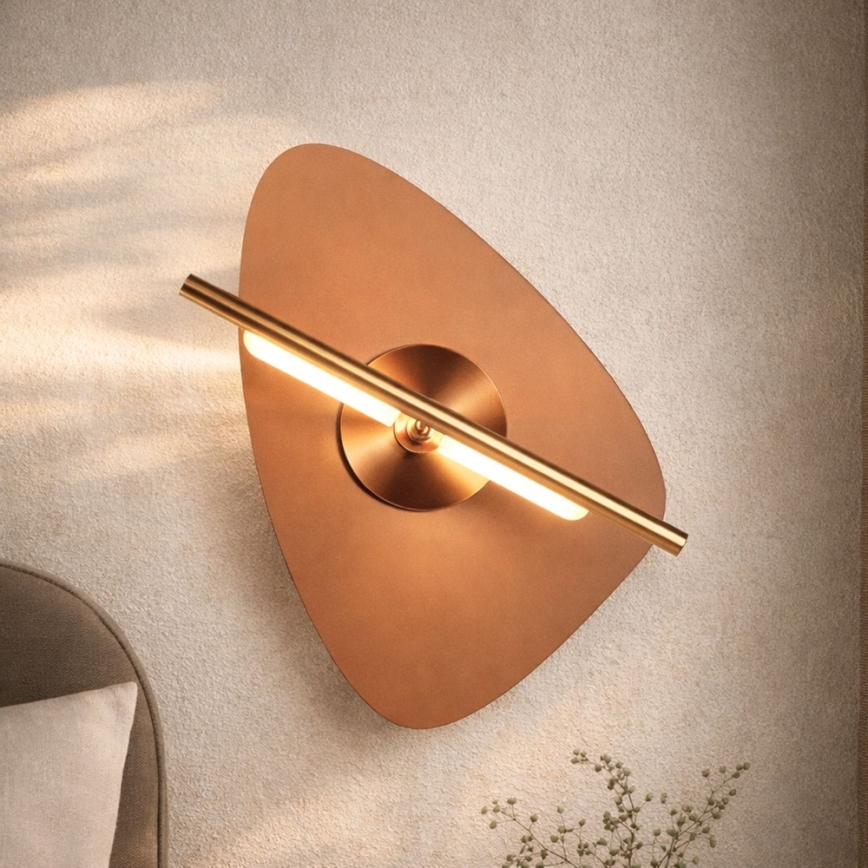 LED seinavalgusti RELAX LED/5W/230V kuldne/suitsune pruun