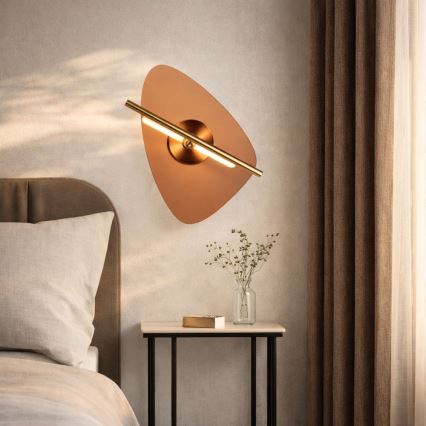 LED seinavalgusti RELAX LED/5W/230V kuldne/suitsune pruun