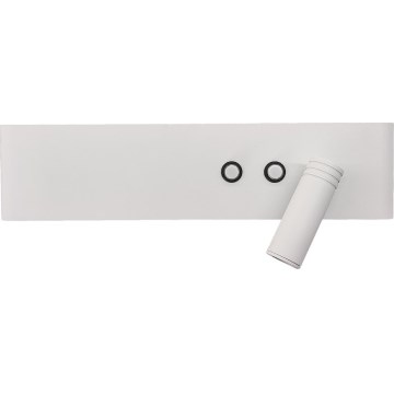 LED-seinavalgusti RESORT, LED 10 W / 230 V + LED 3 W, valge, parempoolne