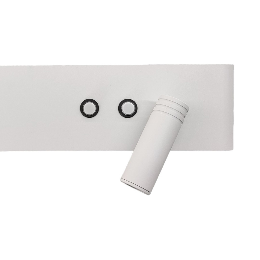 LED-seinavalgusti RESORT, LED 10 W / 230 V + LED 3 W, valge, parempoolne