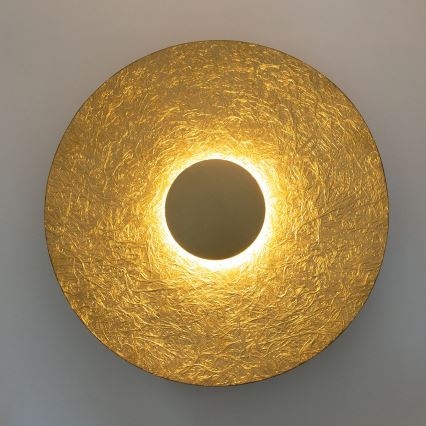 LED Seinavalgusti SOLE LED/16W/230V d. 65 cm kuldne