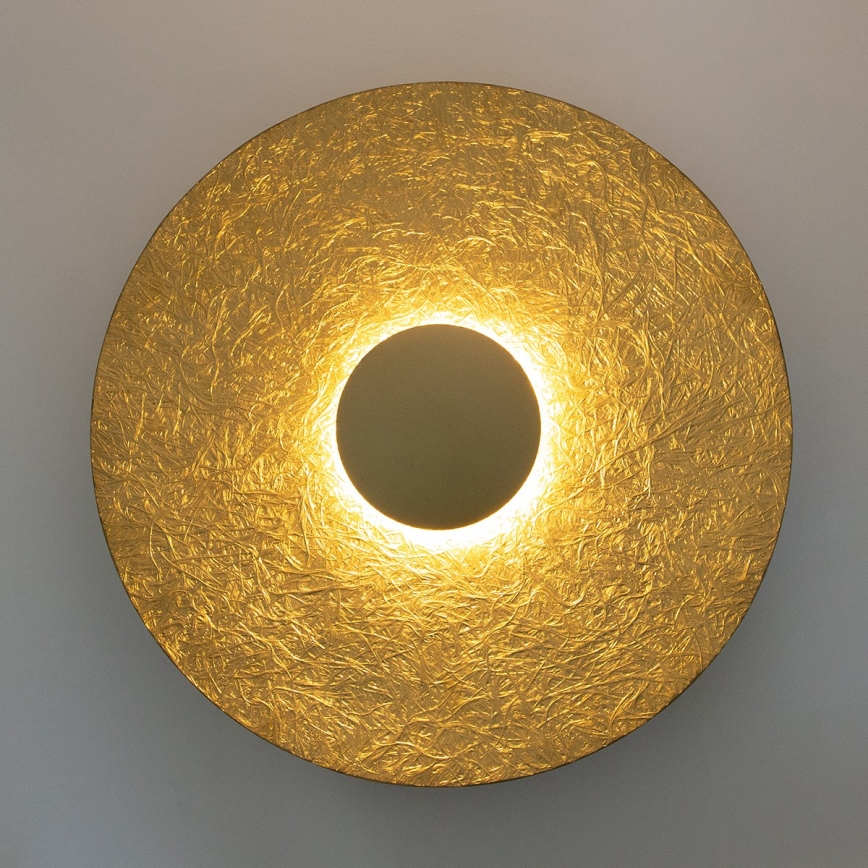 LED Seinavalgusti SOLE LED/16W/230V d. 65 cm kuldne