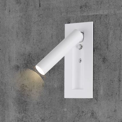 LED seinavalgusti (suunatav) LED/2W/230V 3000K valge