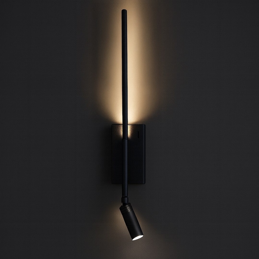 LED seinavalgusti TORCH LED/6W/230V + LED/3W must