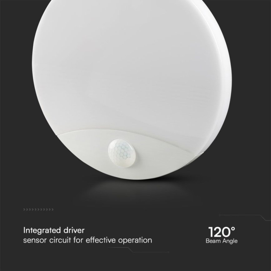 LED Seinavalgusti vannituppa anduriga SAMSUNG CHIP LED/15W/230V 3000/4000/6000K IP44 valge
