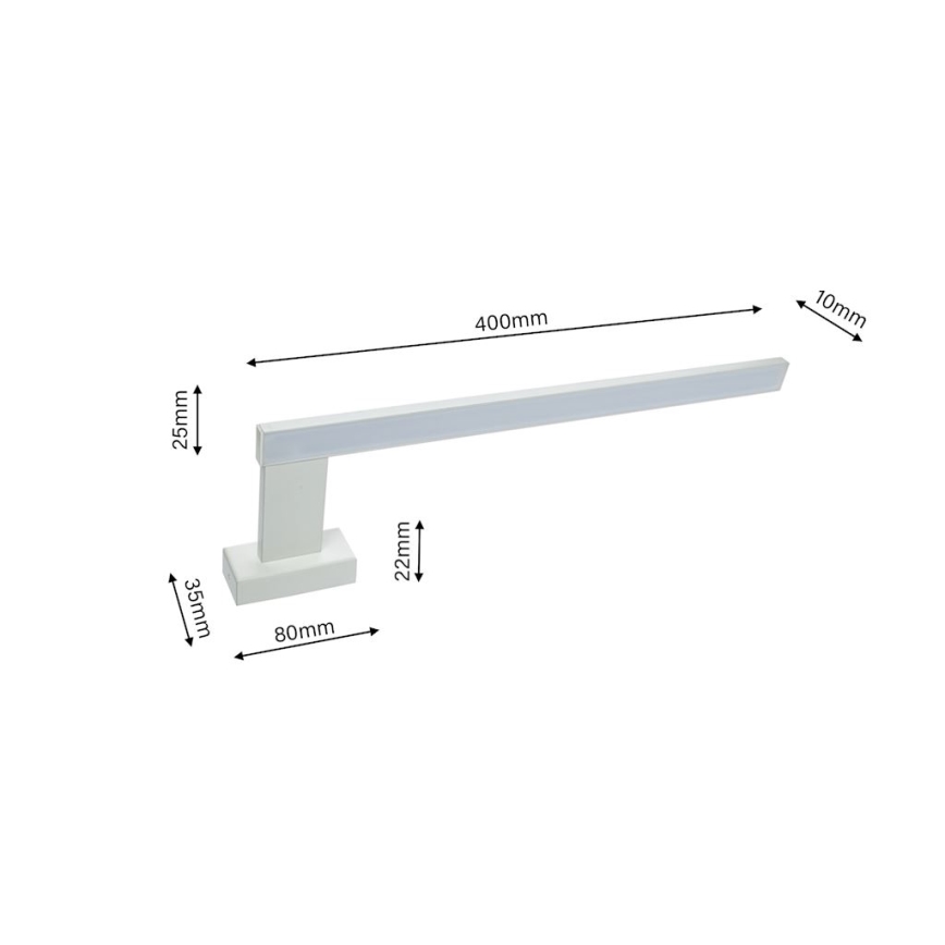 LED-seinavalgusti vannituppa SHINE 1xLED/11W/230V IP44